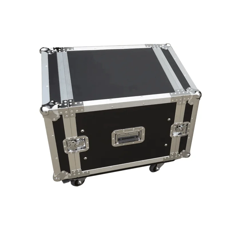 专业定制铝合金储物投影仪航空箱，带储物轮